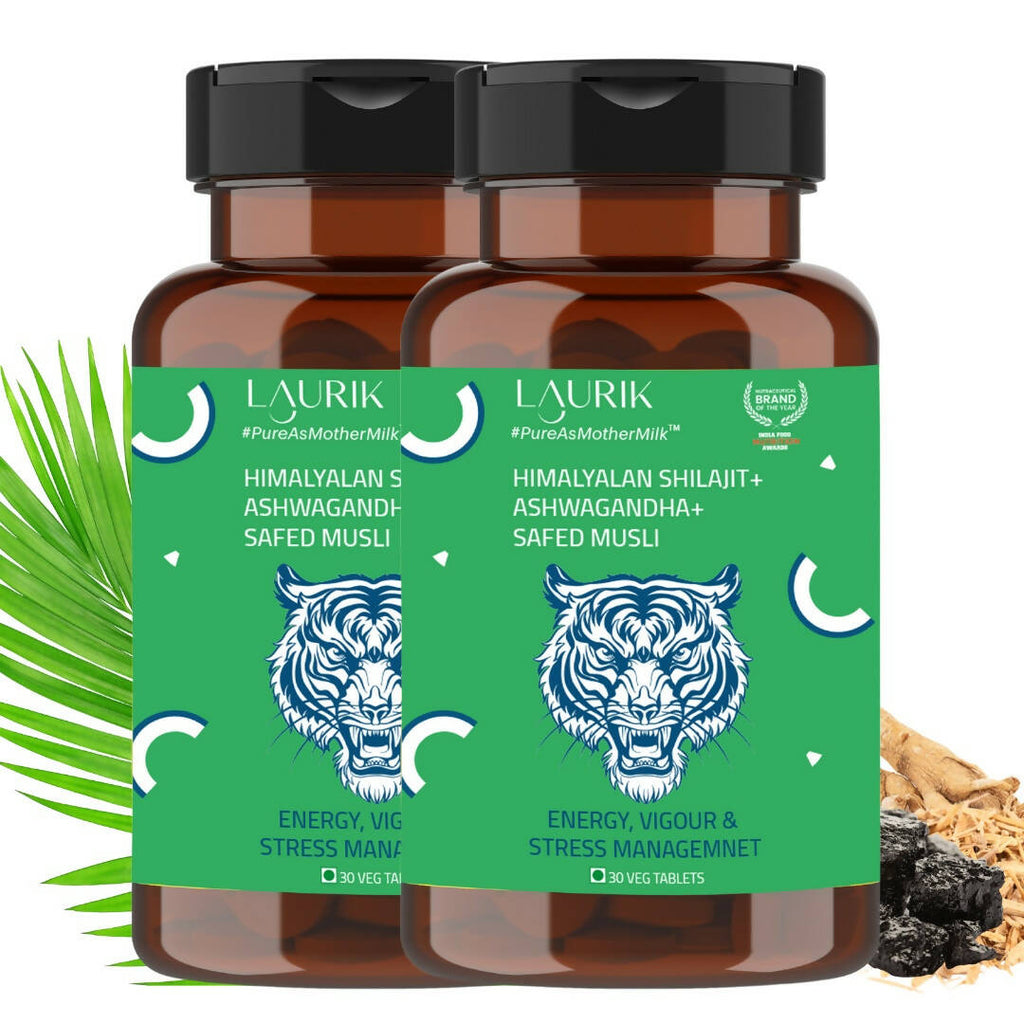 Laurik Testosterone Himalayan Sj, Ashwagandha, Safed Musli, Maca Root, And Korean Red Ginseng Tablets - Distacart