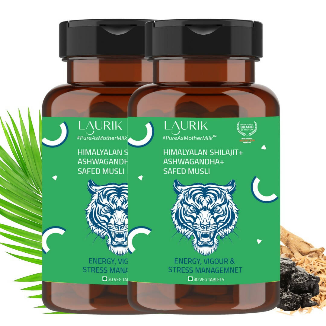 Laurik Testosterone Himalayan Sj, Ashwagandha, Safed Musli, Maca Root, And Korean Red Ginseng Tablets - Distacart