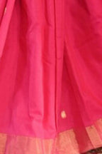 Very Much Indian Handloom Pure Cotton Paithani Radhakrishna Pallu-Rani Pink - Distacart