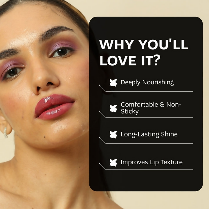 Dunamiss Maria Hydrating Lip Glow Oil Mauve Magic