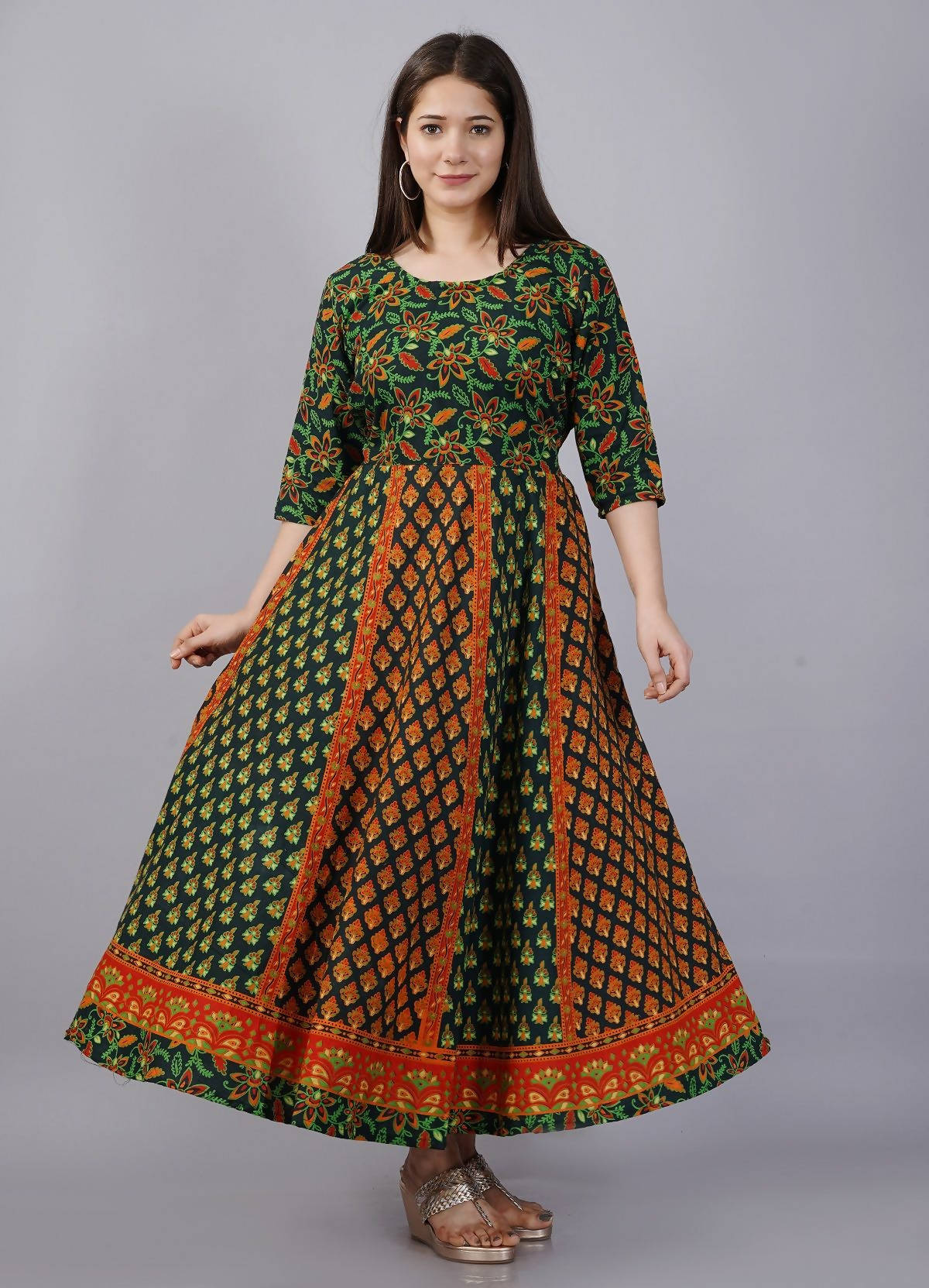Vamika Multicolor Cotton Printed Party/Casual Wear Kurti (GAM20K)