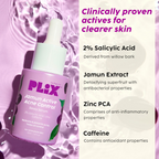 PLIX The Plant Fix Jamun Skincare With Cleanser, Body Wash & Active Acne Serum For Women & Men
