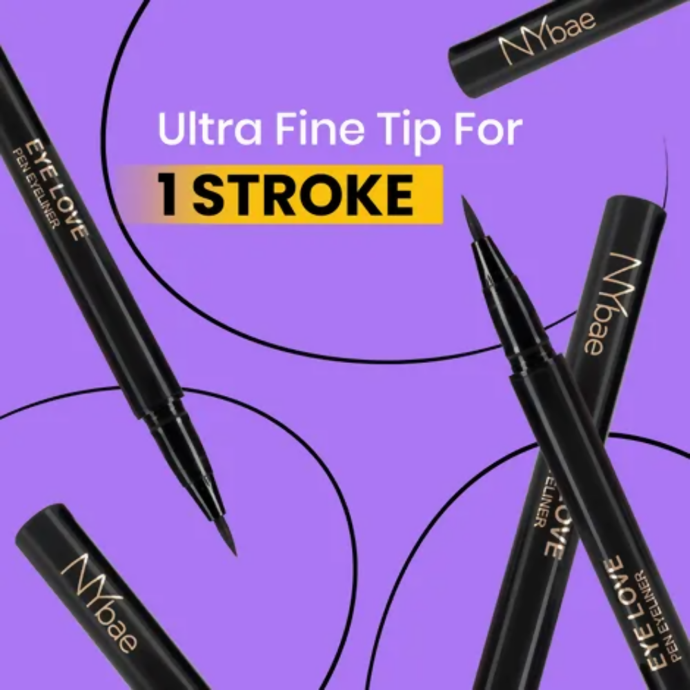 NY Bae Eye Love Pen Eyeliner - Black Ink - Distacart