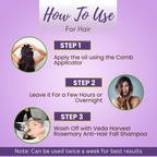 Veda Harvest Rosemary Essential Oil Hair Strengthen & Scalp Nourishment