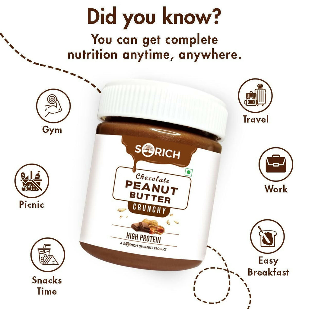 Sorich Organics Peanut Butter Chocolate Flavour Crunchy - Distacart