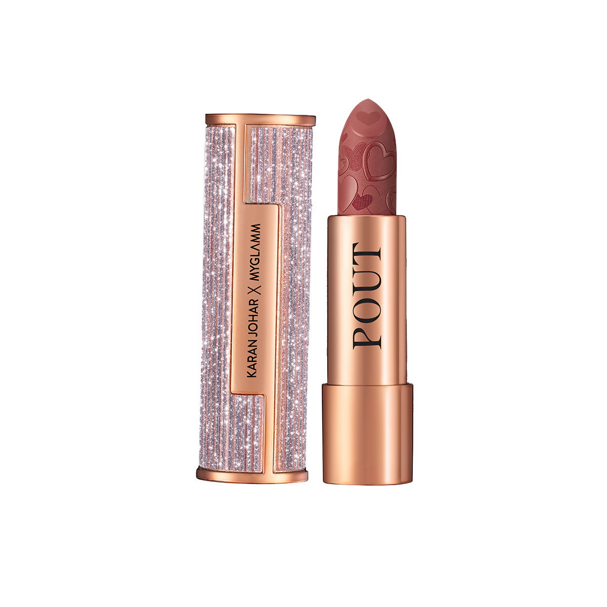 MyGlamm Pout By Karan Johar Intense Matte Plumping Lipstick - Candid Pout