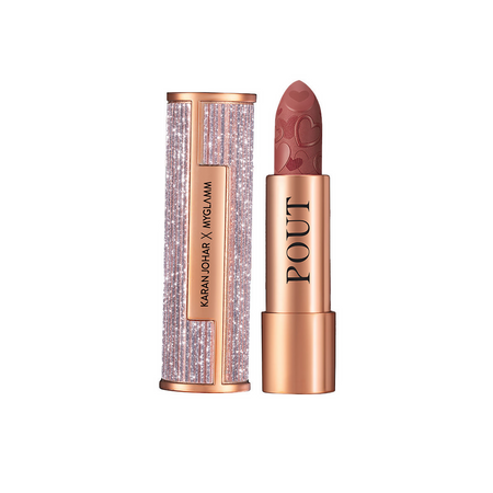 MyGlamm Pout By Karan Johar Intense Matte Plumping Lipstick - Candid Pout
