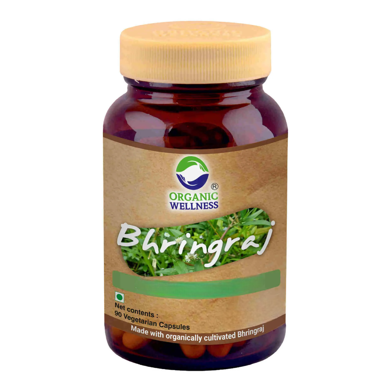 Organic Wellness Bhringraj Vegetarian Capsules - Distacart