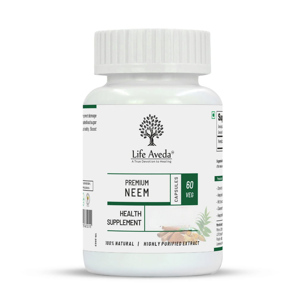 Life Aveda Premium Neem Capsules - Distacart
