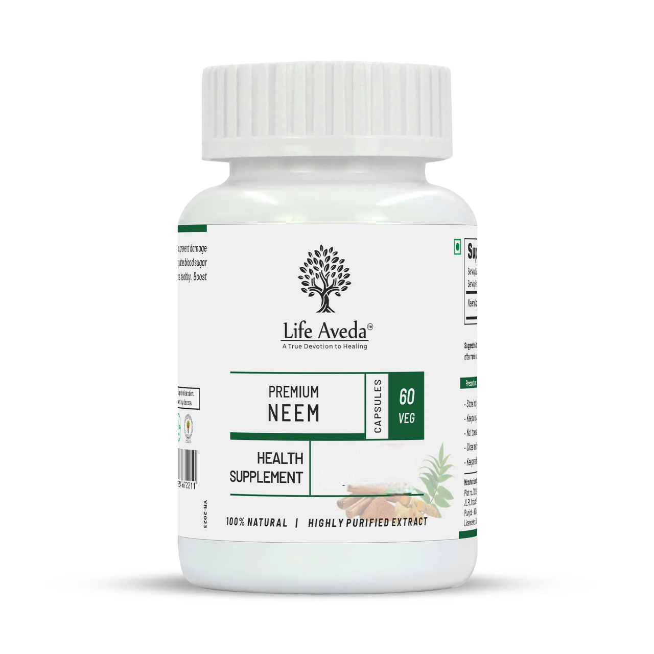 Life Aveda Premium Neem Capsules - Distacart