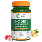Pure Nutrition Lung Detox Veg Capsules - Distacart