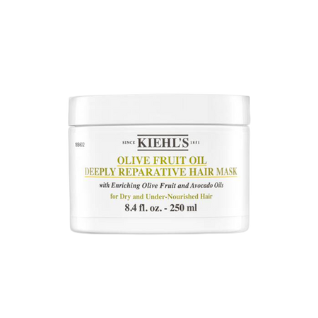 Kiehl's Olive Fruit Oil Deeply Repairative Hair Pak For Dry & Damaged Hair, Restores Shine, With Avocado Oil & Lemon