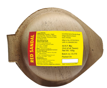 Khadi Eco Essentials Red Sandal Anti Tan Scrub Soap