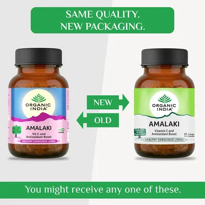 Organic India Amalaki Capsules - Distacart