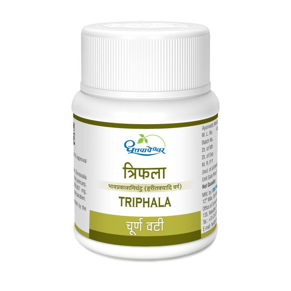 Dhootapapeshwar Triphala Choorna Vati - Distacart