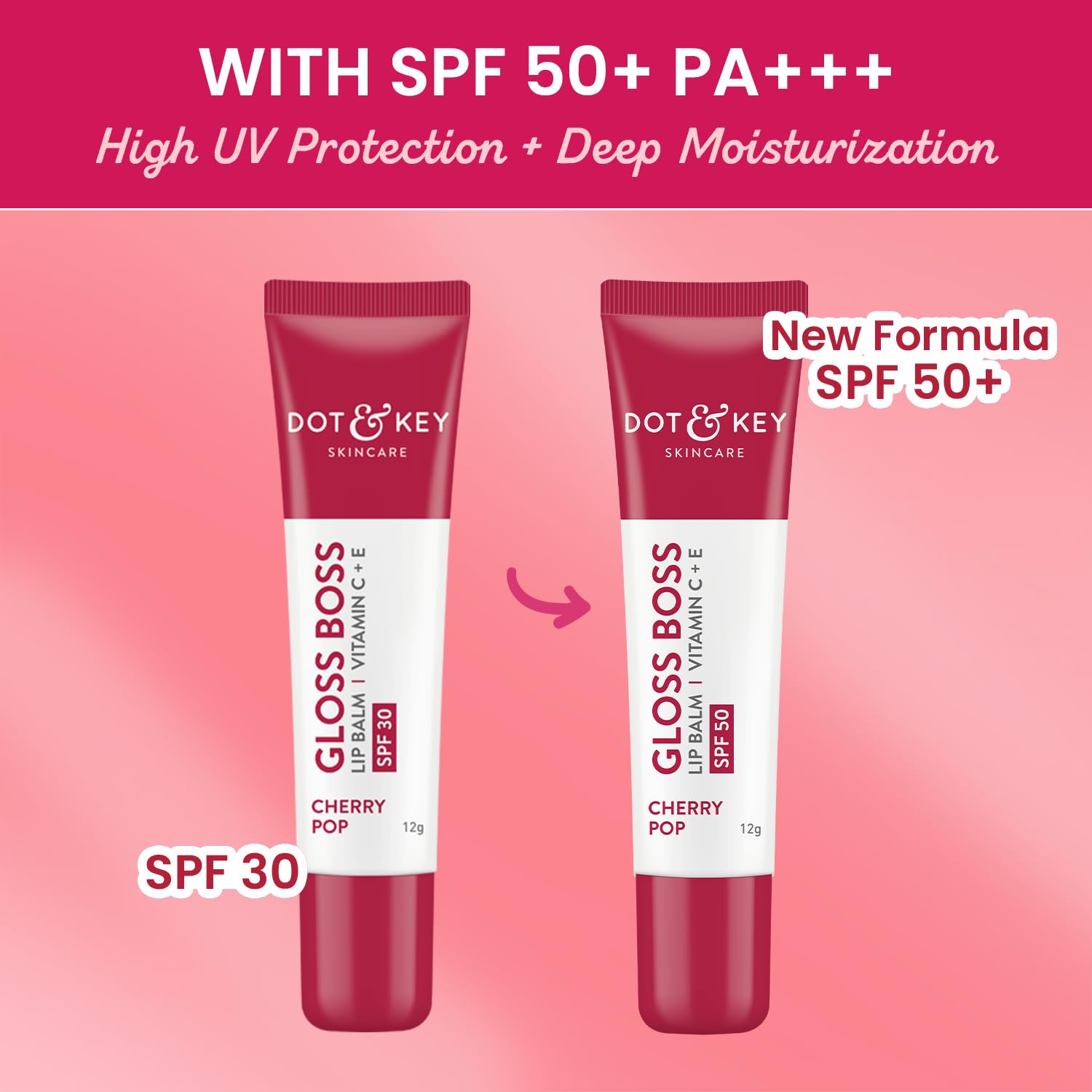Dot & Key Gloss Boss Cherry Lip Balm - Distacart