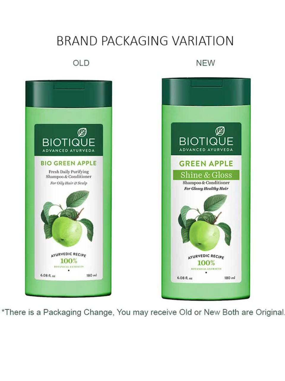 Biotique Bio Green Apple Shampoo & Conditioner