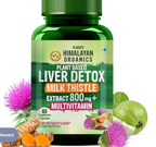 Himalayan Organics Plant Based Liver Support + Milk Thistle Vegetarian Capsules - Distacart