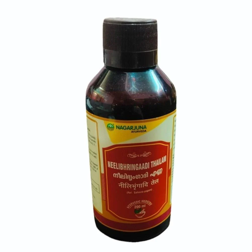 Nagarjuna Ayurveda Neelibhrungaadi Thailam - Distacart
