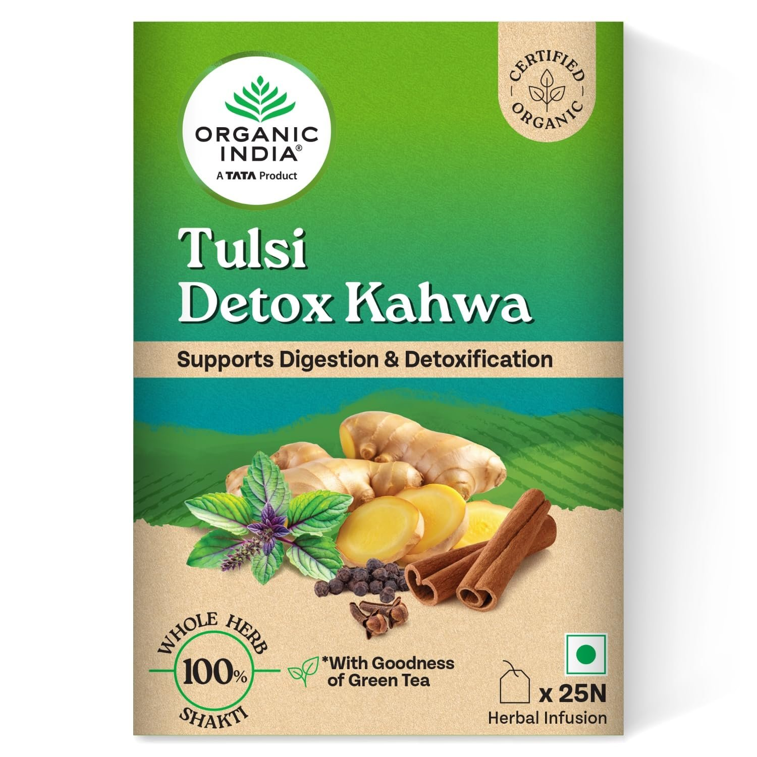 Organic India Tulsi Detox Kahwa - Distacart