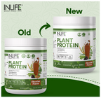 Inlife Vegan Plant Protein Powder Chocolate Flavour - Distacart