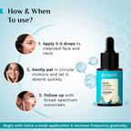 Pilgrim Korean 0.5% Retinol & 1% Hyaluronic Acid Lift & Firm Anti Aging Serum, Reduce Fine Lines & Wrinkles