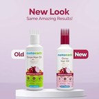 Mamaearth Onion Hair Oil texture and scalp application