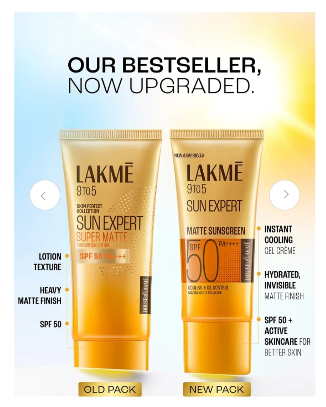 Lakme Sun Expert SPF 50 PA+++ Ultra Matte Lotion - Distacart