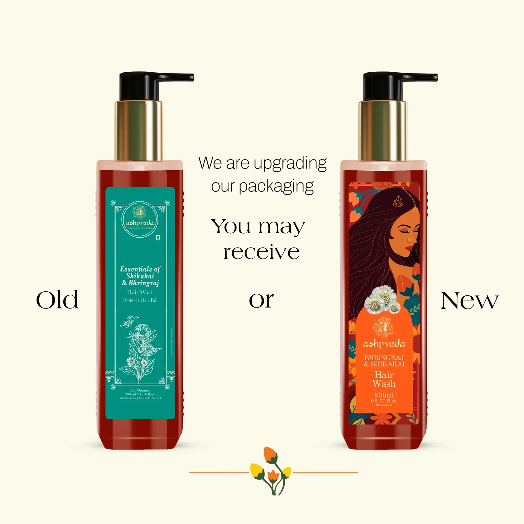 Ashpveda Essentials of Shikakai & Bhringraj Hair Wash - Distacart