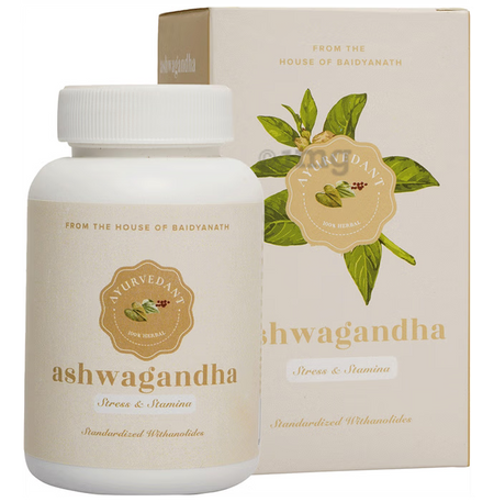 Baidyanath Jhansi Ayuvedant Ashwagandha Tablets