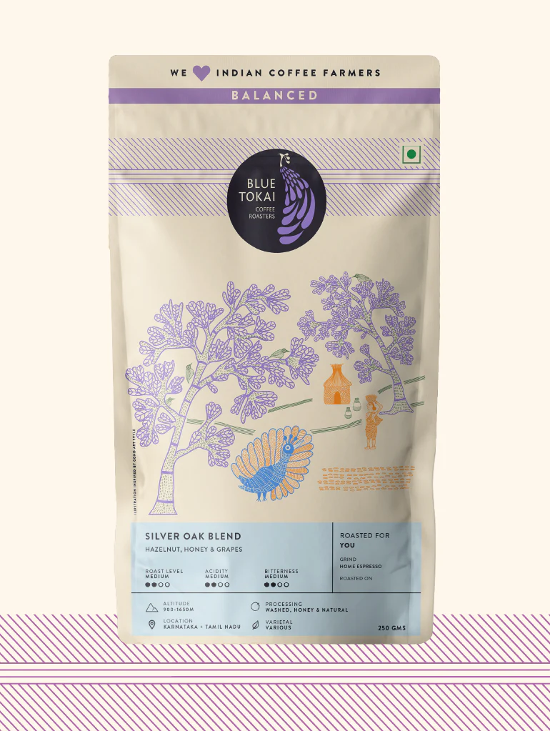 Blue Tokai Coffee Roasters Silver Oak Blend - Distacart