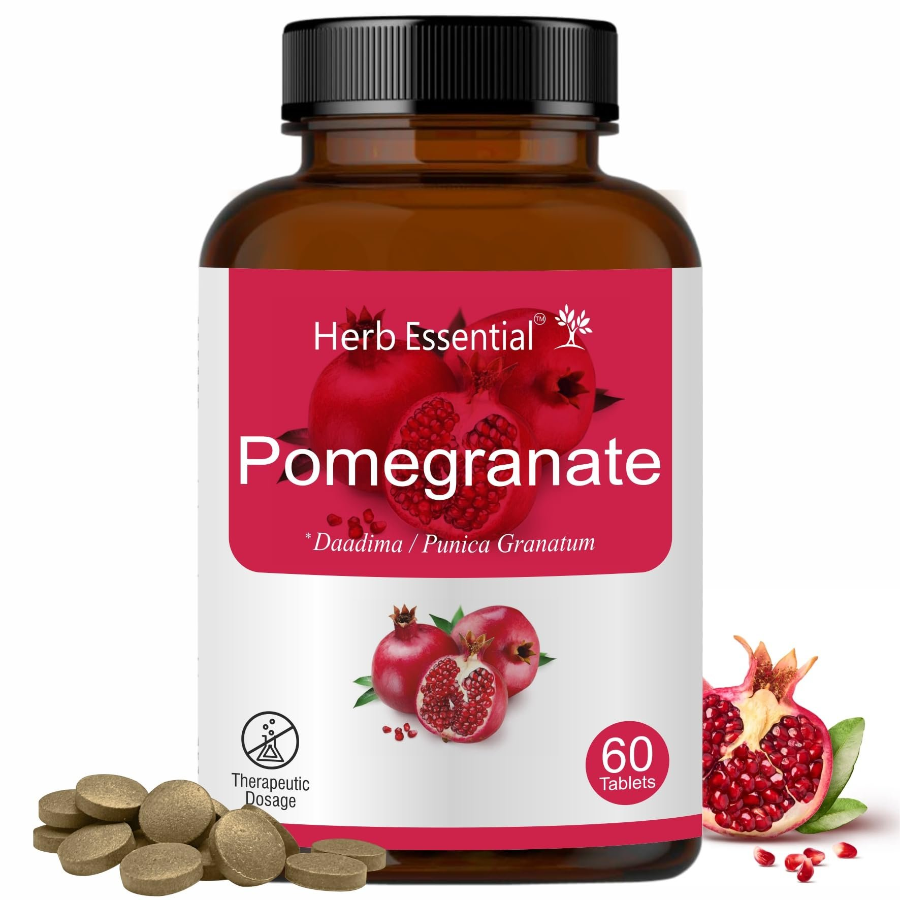 Herb Essential Pomegranate Tablets - Distacart
