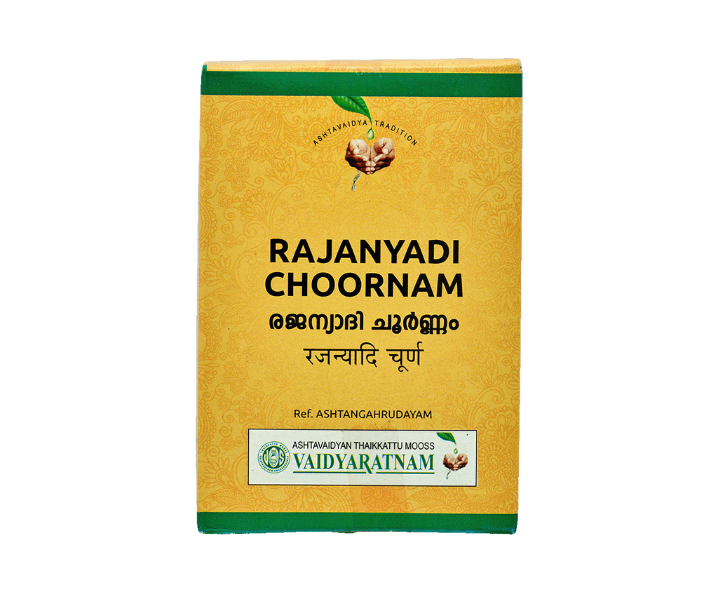 Vaidyaratnam Rajanyadi Choornam - Distacart