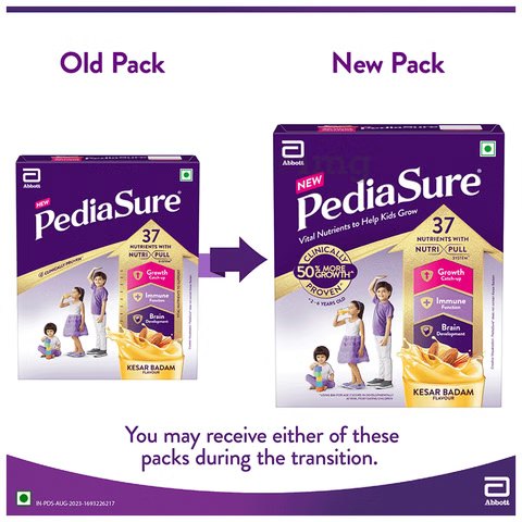 PediaSure Health and Nutrition Drink Powder for kids (Kesar Badam)