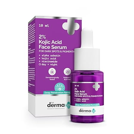 The Derma Co 2% Kojic Acid Face Serum with 1% Alpha Arbutin & Niacinamide