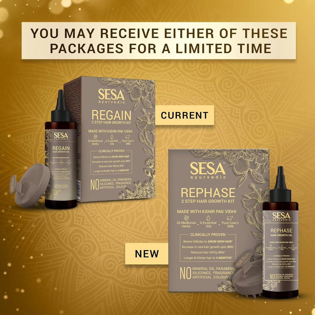 Sesa Ayurvedic Regain 2 Step Hair Growth Kit