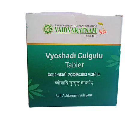 Vaidyaratnam Vyoshadi Gulgulu Gulika Tablet