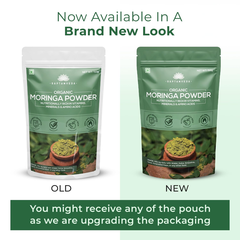 Saptamveda Organic Moringa Powder - Distacart
