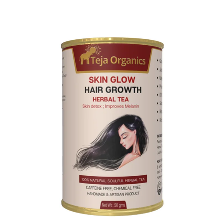 Teja Organics Skin Glow & Hair Growth Herbal Tea