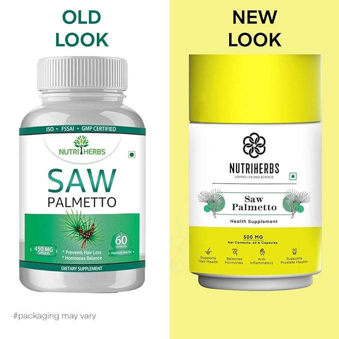 Nutriherbs Saw Palmetto 450mg Capsules - Distacart