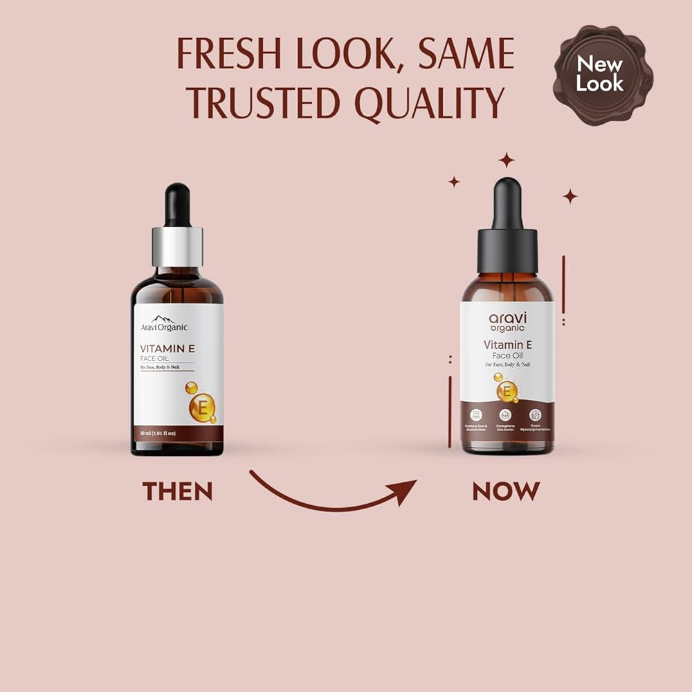 Aravi Organic Pure Vitamin E Oil