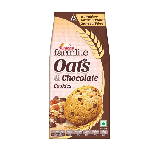 Sunfeast Farmlite Active Oats And Chocolate Cookies - Distacart