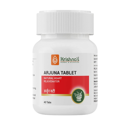 Krishna's Herbal & Ayurveda Arjuna Tablets