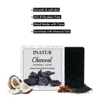 Inatur Charcoal Mineral Soap Deep Cleansing & Purifying - Distacart