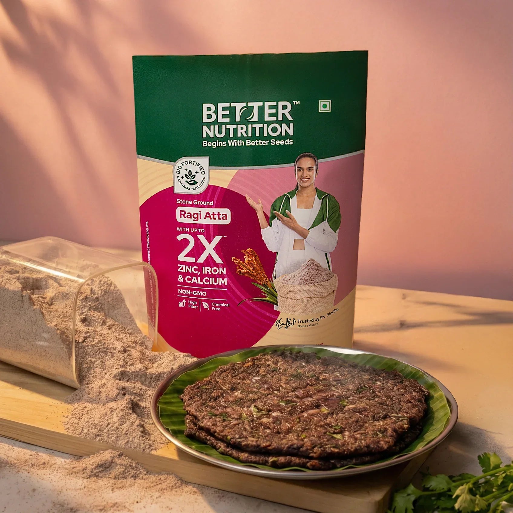 Better Nutrition Biofortified Ragi Atta / Finger Millet Flour - Distacart
