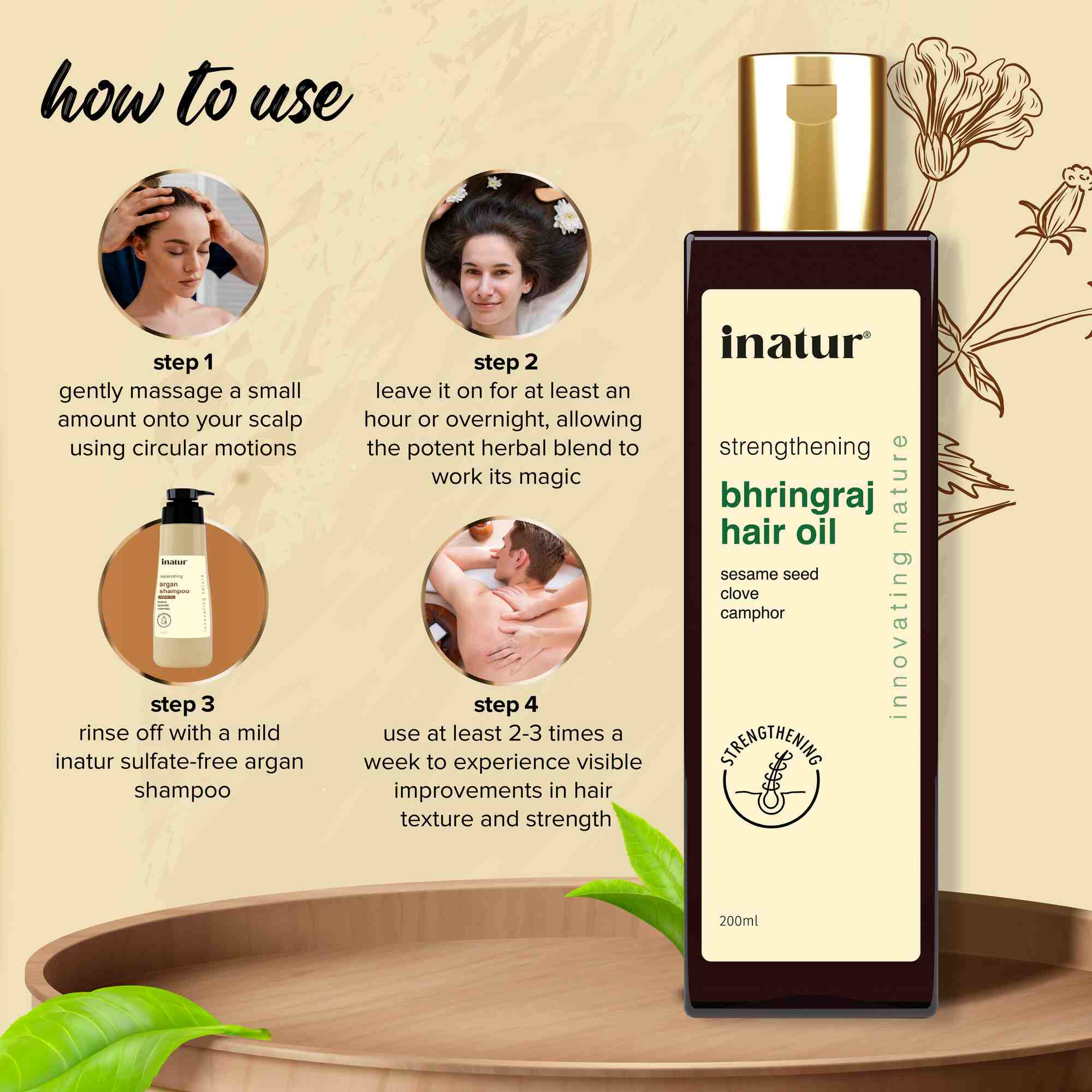 Inatur Ayurveda Bhringraj Oil - Distacart