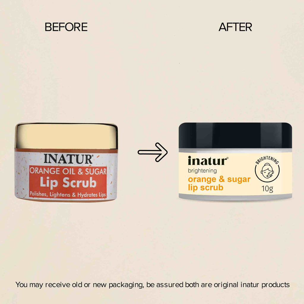 Inatur Orange & Sugar Lip Polish - Distacart