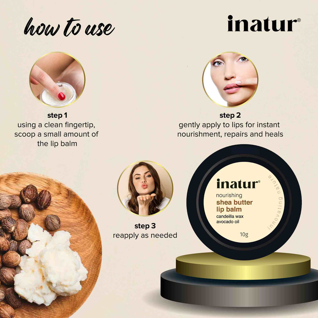 Inatur Shea Butter Lip Balm - Distacart