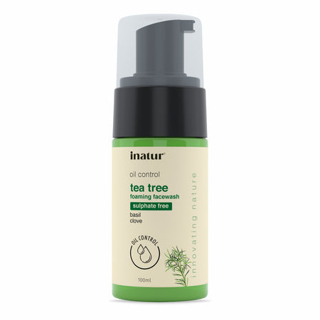 Inatur Tea Tree Foaming Face Wash