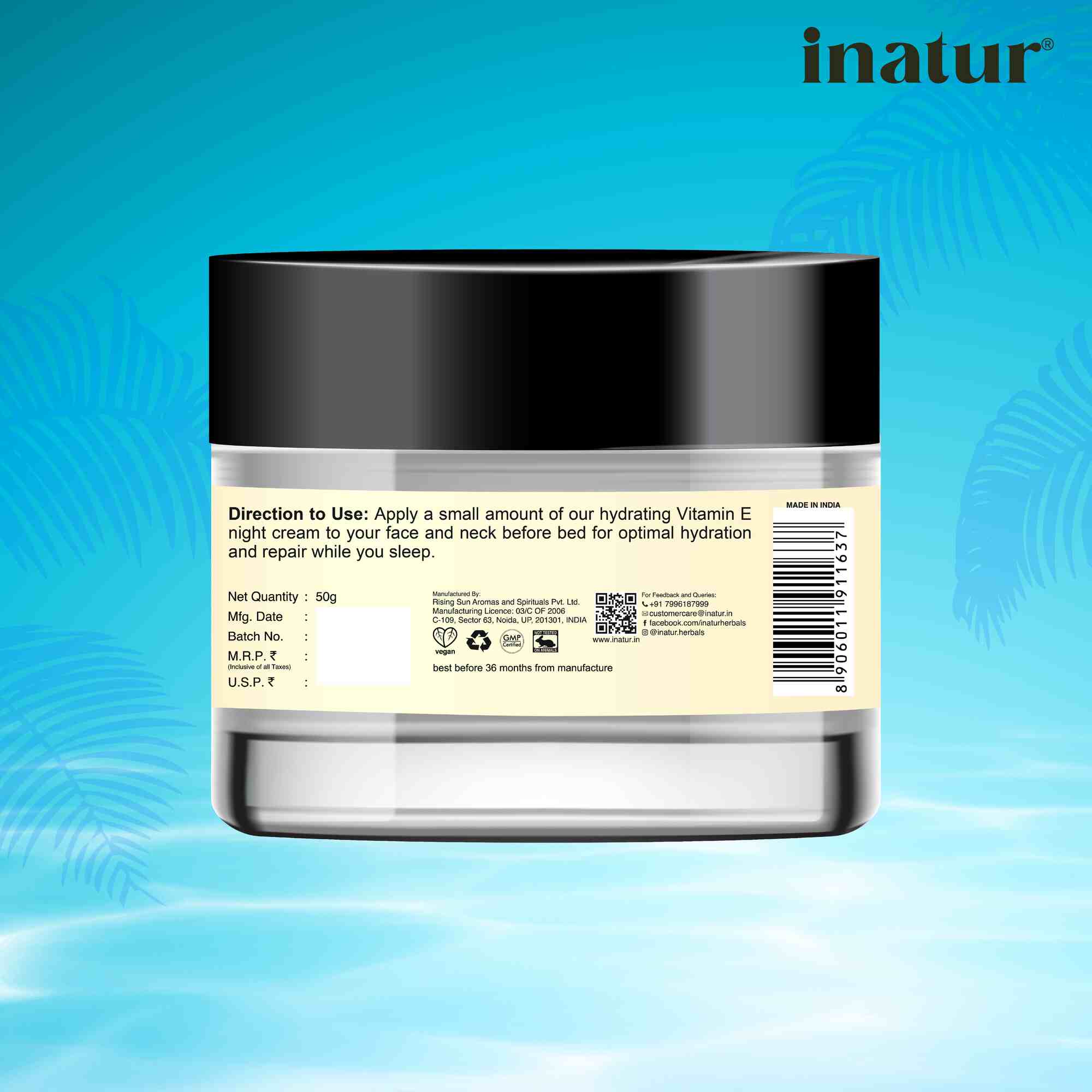 Inatur Vitamin E Night Cream